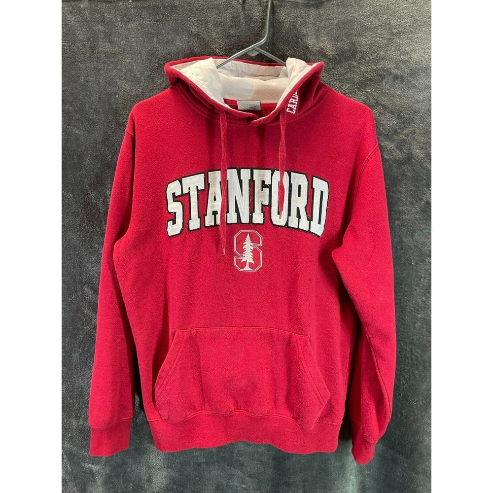 Stanford University Cardinal Men's Pullover Sweater Hooded Jacket Red Size S